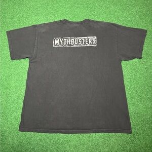 Mythbusters Plausible TV Promo Discovery Channel Y2K Vintage XL T Shirt